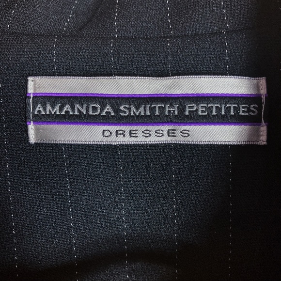 Vintage pinstriped maxi suit dress. - Picture 7 of 7